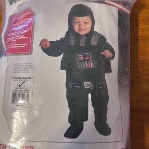 Darth Vader Costumer Toddler. New used for pics